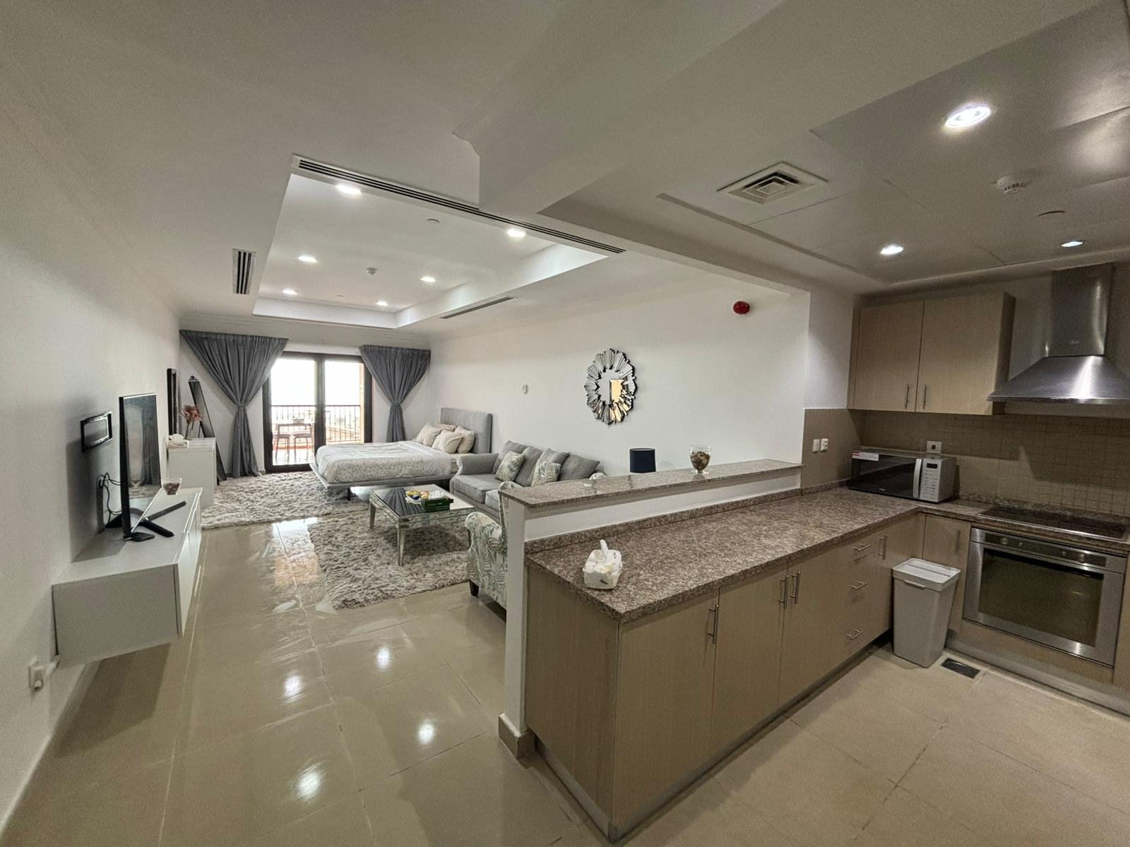 استوديو عصري في قلب اللؤلؤة